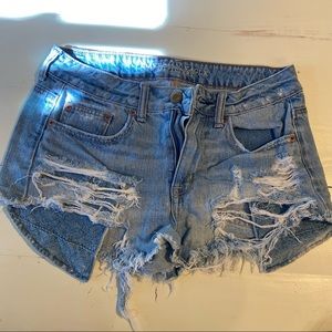 AE high rise shorts